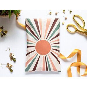 25 6" x 9" Boho Sunrise Poly Mailer Bags - NEW